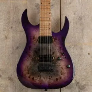 Spira Guitars S-457 Transparent Purple 7-string