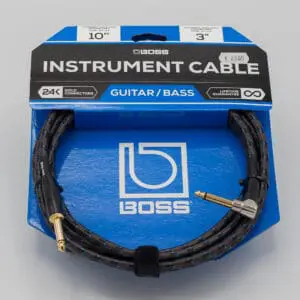 Boss instrumentkabel 3 meter haakse plug