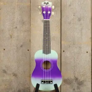 Kinder-ukelele Sopraan Mint+Purple