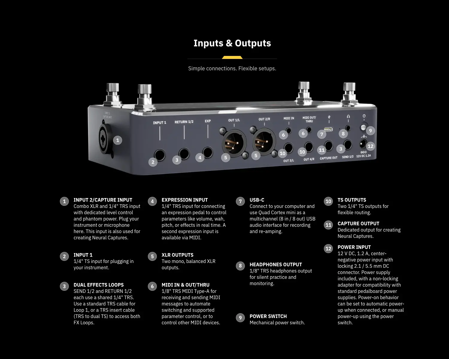 Quad cortex mini
