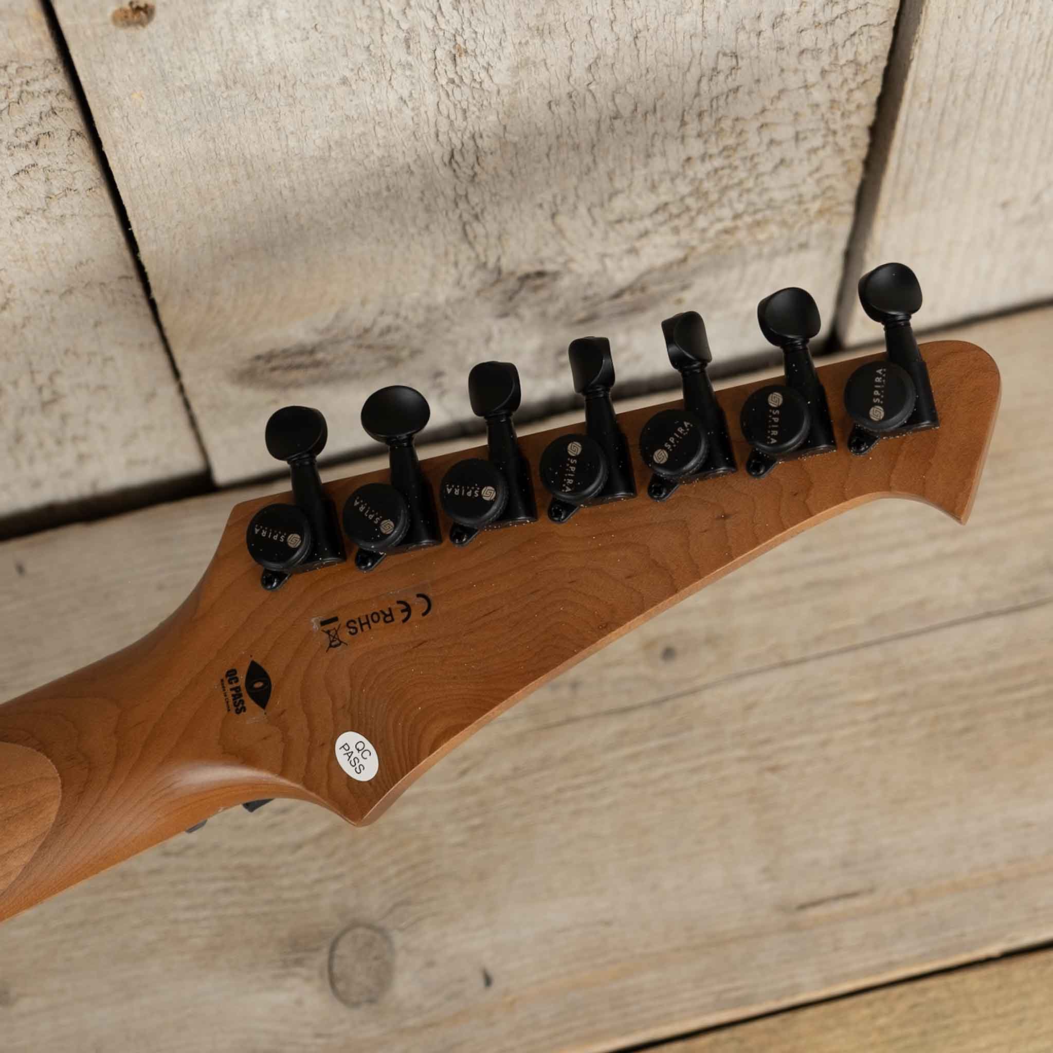 Spira Guitars S-457 Transparent Purple 7-string - Afbeelding 8