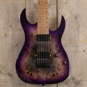 Spira Guitars S-457 Transparent Purple 7-string