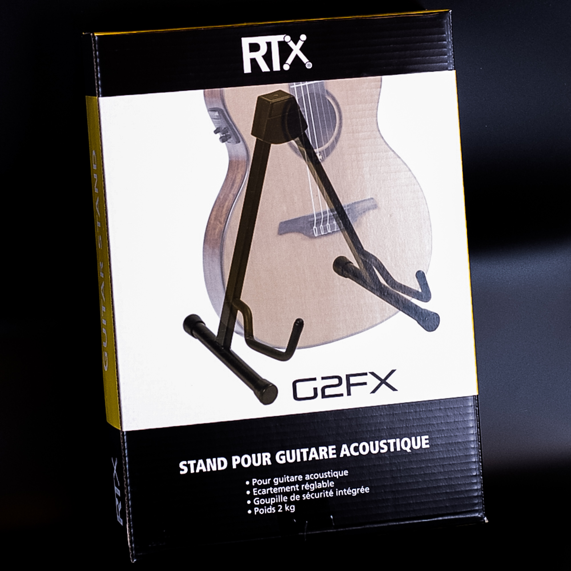 RTX gitaarstatief akoestische en klassieke gitaar/basgitaar