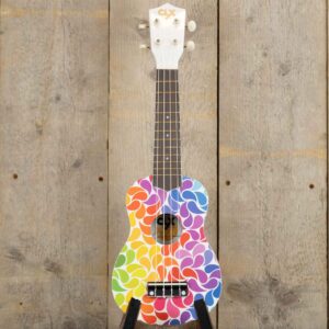 Kinder-ukelele Sopraan Rainbow Drips